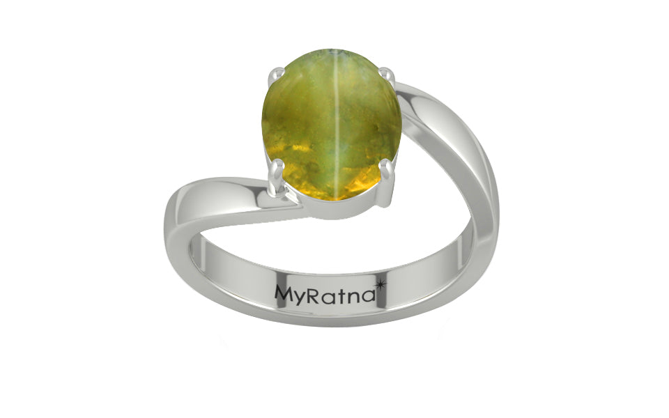 Sterling Silver Cat's Eye Ring Rare Quality (R2)