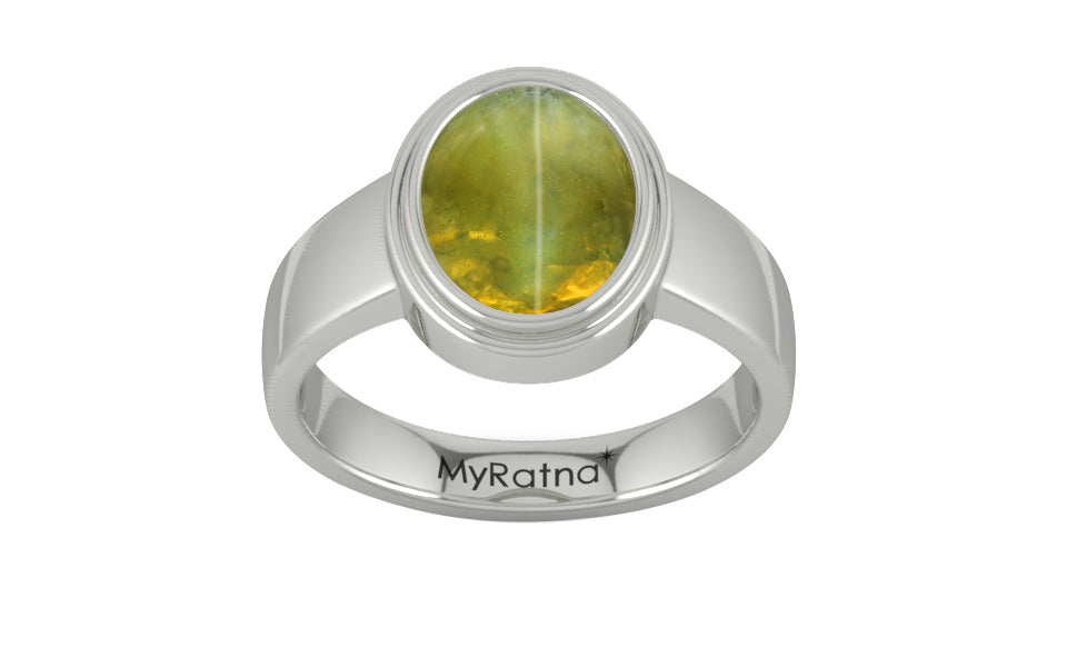 Sterling Silver Cat's Eye Ring Rare Quality (R3)