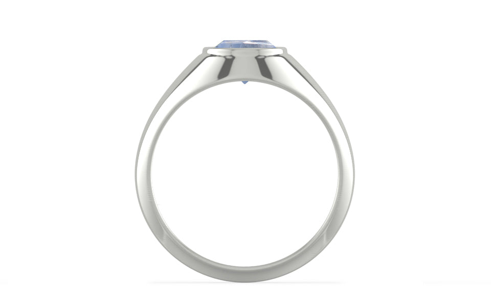 Sterling Silver Ceylon Blue Sapphire Ring Fine Quality (R12)