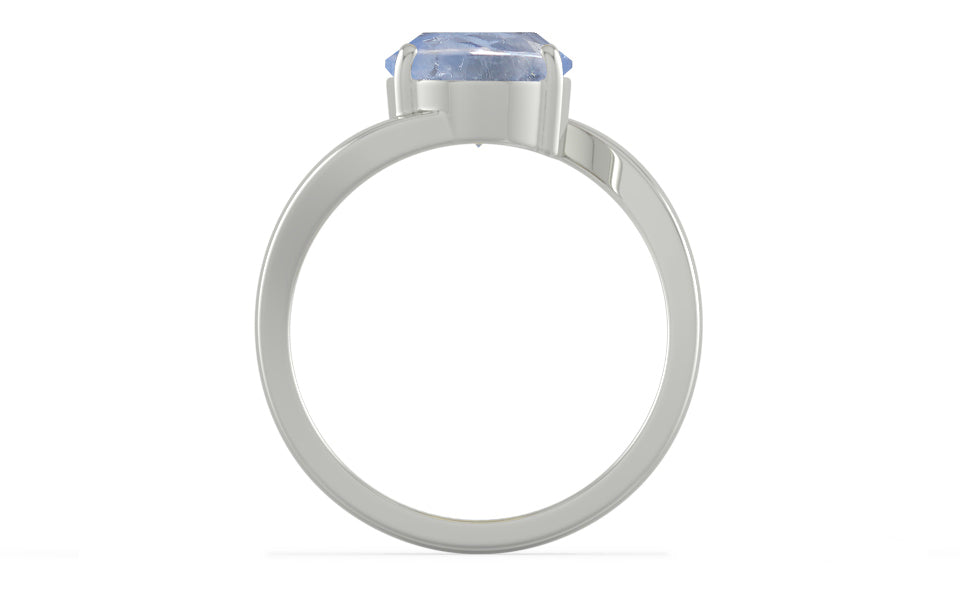 Sterling Silver Ceylon Blue Sapphire Ring Rare Quality (R2)