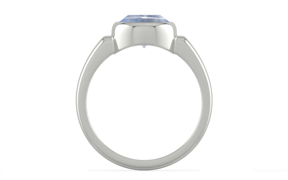Sterling Silver Ceylon Blue Sapphire Ring Fine Quality (R6)