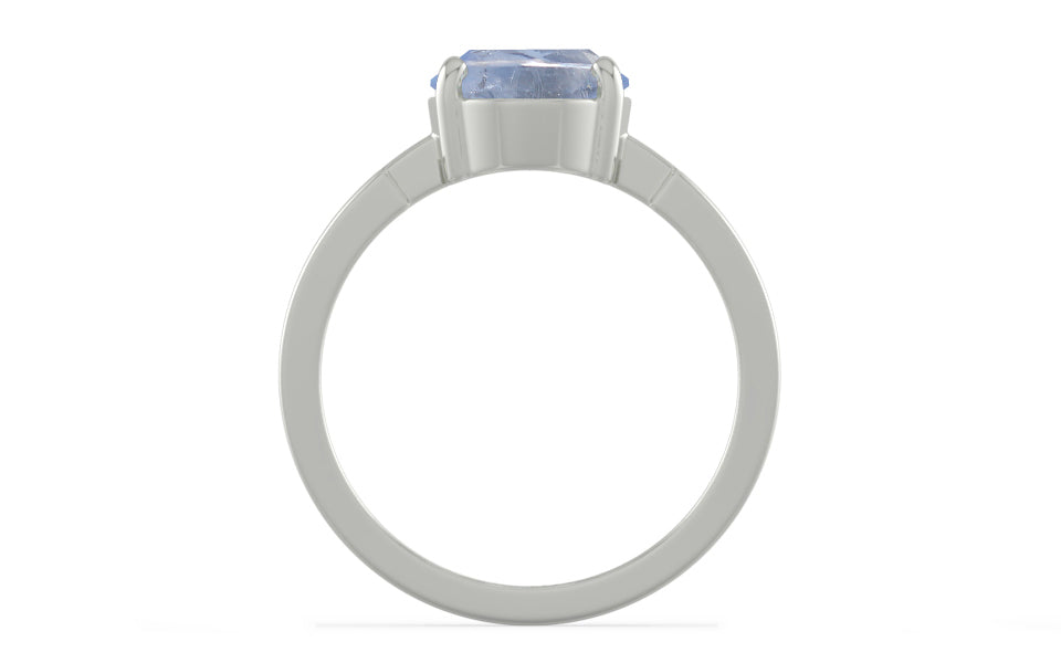 Sterling Silver Ceylon Blue Sapphire Ring Fine Quality (R8)