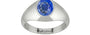 Sterling Silver Ceylon Blue Sapphire Ring Limited Quality (R12)