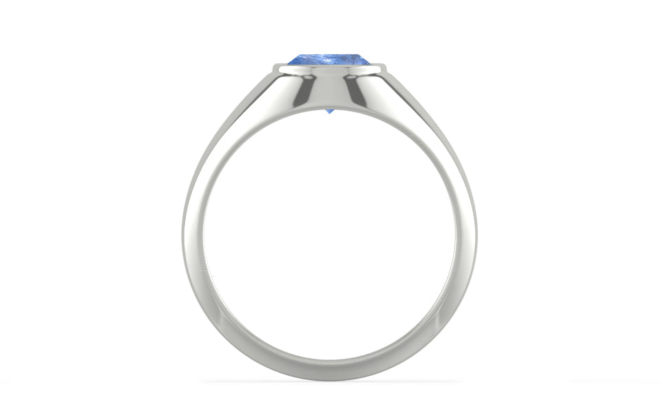 Sterling Silver Ceylon Blue Sapphire Ring Prime Quality (R12)