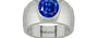 Sterling Silver Ceylon Blue Sapphire Ring Rare Quality (R1)