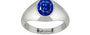 Sterling Silver Ceylon Blue Sapphire Ring Rare Quality (R12)