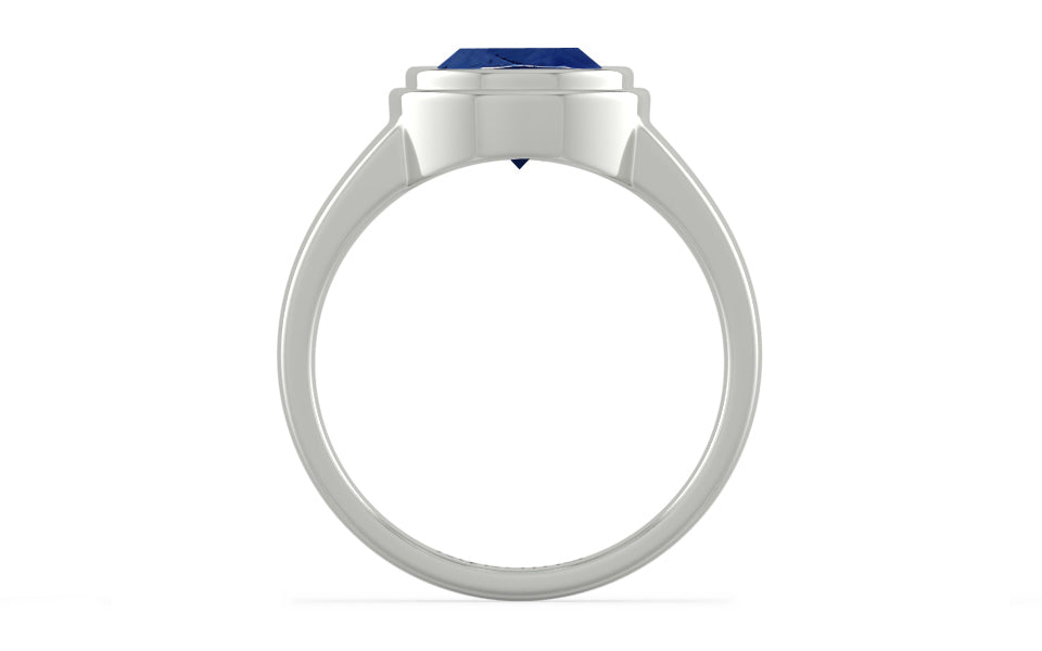 Sterling Silver Ceylon Blue Sapphire Ring Rare Quality (R3)
