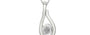 Sterling Silver Ceylon White Sapphire Pendant Limited Quality (P9)