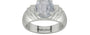 Sterling Silver Ceylon White Sapphire Ring Fine Quality (R4)