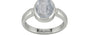 Sterling Silver Ceylon White Sapphire Ring Fine Quality (R6)