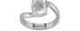 Sterling Silver Ceylon White Sapphire Ring Limited Quality (R2)