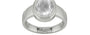 Sterling Silver Ceylon White Sapphire Ring Limited Quality (R3)