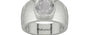Sterling Silver Ceylon White Sapphire Ring Prime Quality (R1)