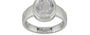 Sterling Silver Ceylon White Sapphire Ring Prime Quality (R3)