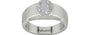 Sterling Silver Ceylon White Sapphire Ring Rare Quality (R10)