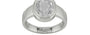 Sterling Silver Ceylon White Sapphire Ring Rare Quality (R3)