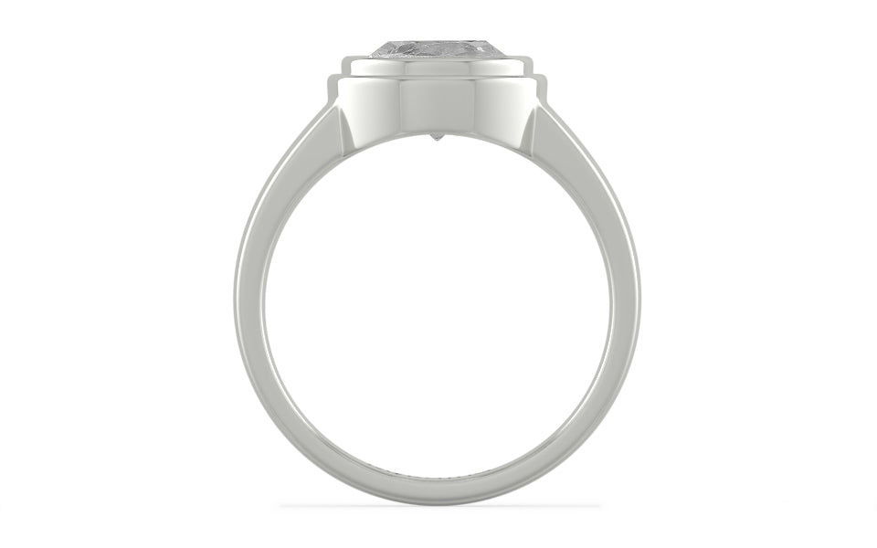 Sterling Silver Ceylon White Sapphire Ring Rare Quality (R3)