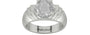 Sterling Silver Ceylon White Sapphire Ring Rare Quality (R4)