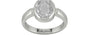 Sterling Silver Ceylon White Sapphire Ring Rare Quality (R6)