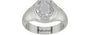 Sterling Silver Ceylon White Sapphire Ring Rare Quality (R7)