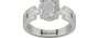 Sterling Silver Ceylon White Sapphire Ring Rare Quality (R8)