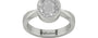 Sterling Silver Ceylon White Sapphire Ring Rare Quality (R9)