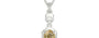 Sterling Silver Ceylon Yellow Sapphire Pendant Fine Quality (P6)