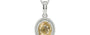 Sterling Silver Ceylon Yellow Sapphire Pendant Fine Quality (P7)