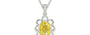 Sterling Silver Ceylon Yellow Sapphire Pendant Limited Quality (P3)