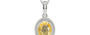 Sterling Silver Ceylon Yellow Sapphire Pendant Prime Quality (P7)