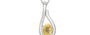 Sterling Silver Ceylon Yellow Sapphire Pendant Prime Quality (P9)