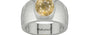 Sterling Silver Ceylon Yellow Sapphire Ring Fine Quality (R1)