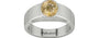 Sterling Silver Ceylon Yellow Sapphire Ring Fine Quality (R10)