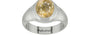 Sterling Silver Ceylon Yellow Sapphire Ring Fine Quality (R7)