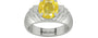 Sterling Silver Ceylon Yellow Sapphire Ring Limited Quality (R4)