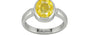 Sterling Silver Ceylon Yellow Sapphire Ring Limited Quality (R6)