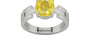 Sterling Silver Ceylon Yellow Sapphire Ring Limited Quality (R8)