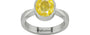 Sterling Silver Ceylon Yellow Sapphire Ring Limited Quality (R9)