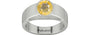 Sterling Silver Ceylon Yellow Sapphire Ring Prime Quality (R10)