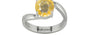 Sterling Silver Ceylon Yellow Sapphire Ring Prime Quality (R2)