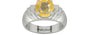 Sterling Silver Ceylon Yellow Sapphire Ring Prime Quality (R4)