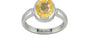 Sterling Silver Ceylon Yellow Sapphire Ring Prime Quality (R6)