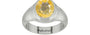 Sterling Silver Ceylon Yellow Sapphire Ring Prime Quality (R7)