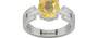 Sterling Silver Ceylon Yellow Sapphire Ring Prime Quality (R8)