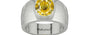 Sterling Silver Ceylon Yellow Sapphire Ring Rare Quality (R1)