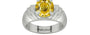 Sterling Silver Ceylon Yellow Sapphire Ring Rare Quality (R4)