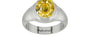 Sterling Silver Ceylon Yellow Sapphire Ring Rare Quality (R7)