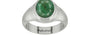 Sterling Silver Emerald Ring Fine Quality (R7)