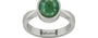 Sterling Silver Emerald Ring Fine Quality (R9)