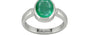 Sterling Silver Emerald Ring Limited Quality (R6)